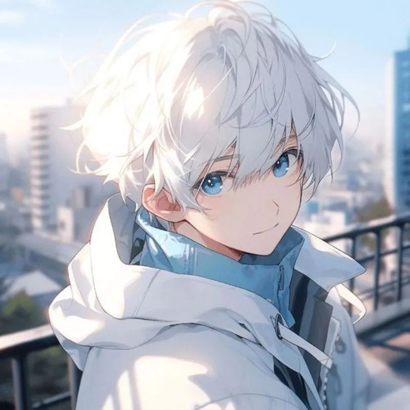 Hình ảnh cô gái anime chibi cầm nến lấp lánh