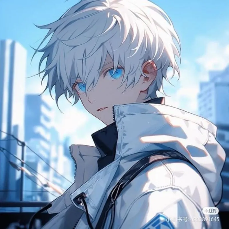 Ảnh cô gái chibi anime cute với nụ cười tươi