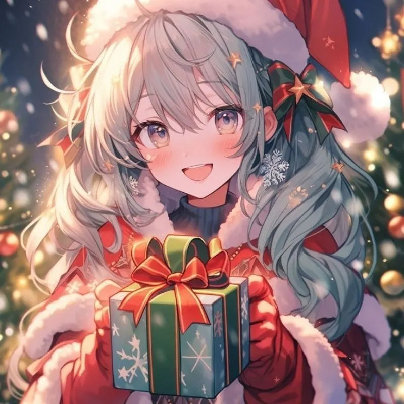 Avatar cô gái anime chibi dễ thương đang vẫy tay