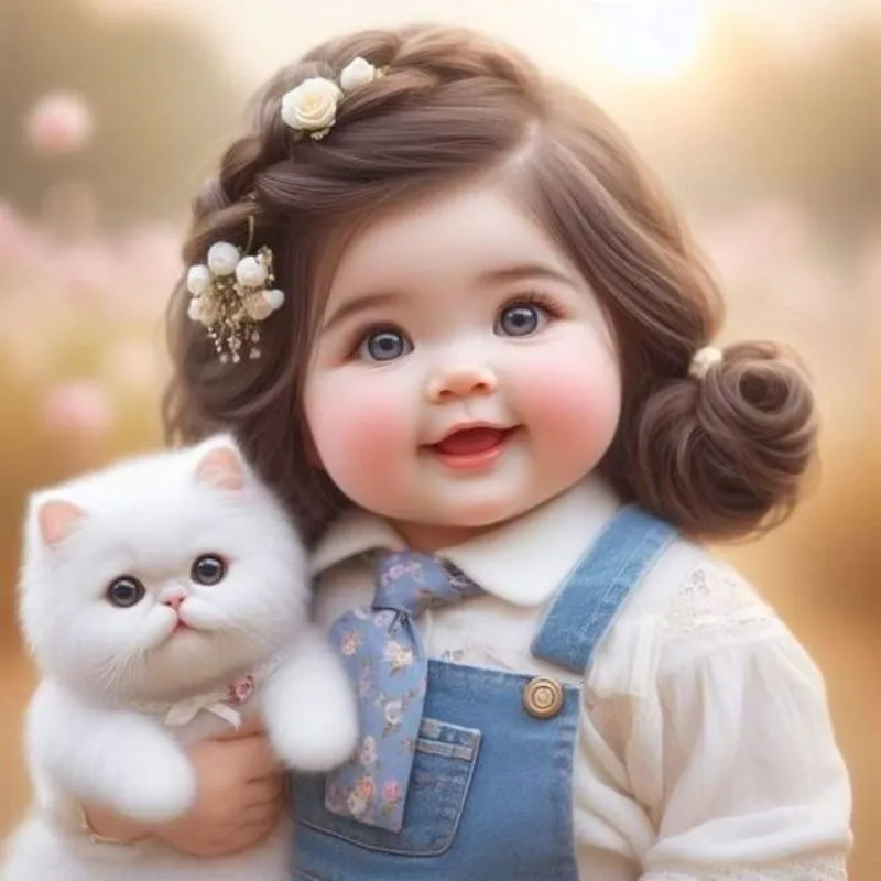Chibi cô gái cute tạo dáng chụp ảnh selfie