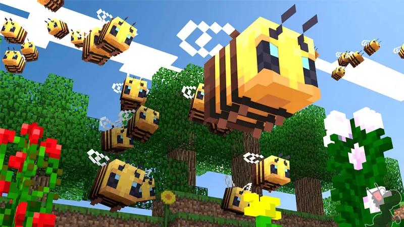 Hình nền Minecraft cute Steve và Alex đáng yêu