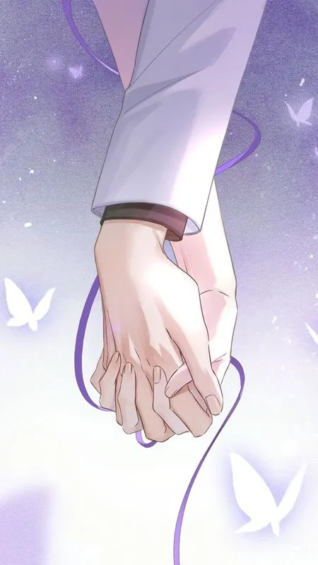 Ảnh nắm tay của cặp đôi anime, thể hiện sự đồng điệu