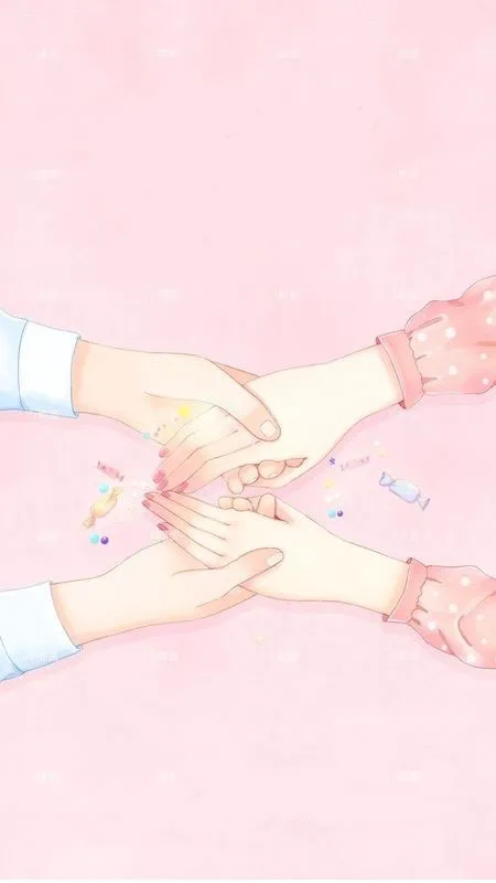 Ảnh nắm tay anime với ý nghĩa về sự bảo vệ