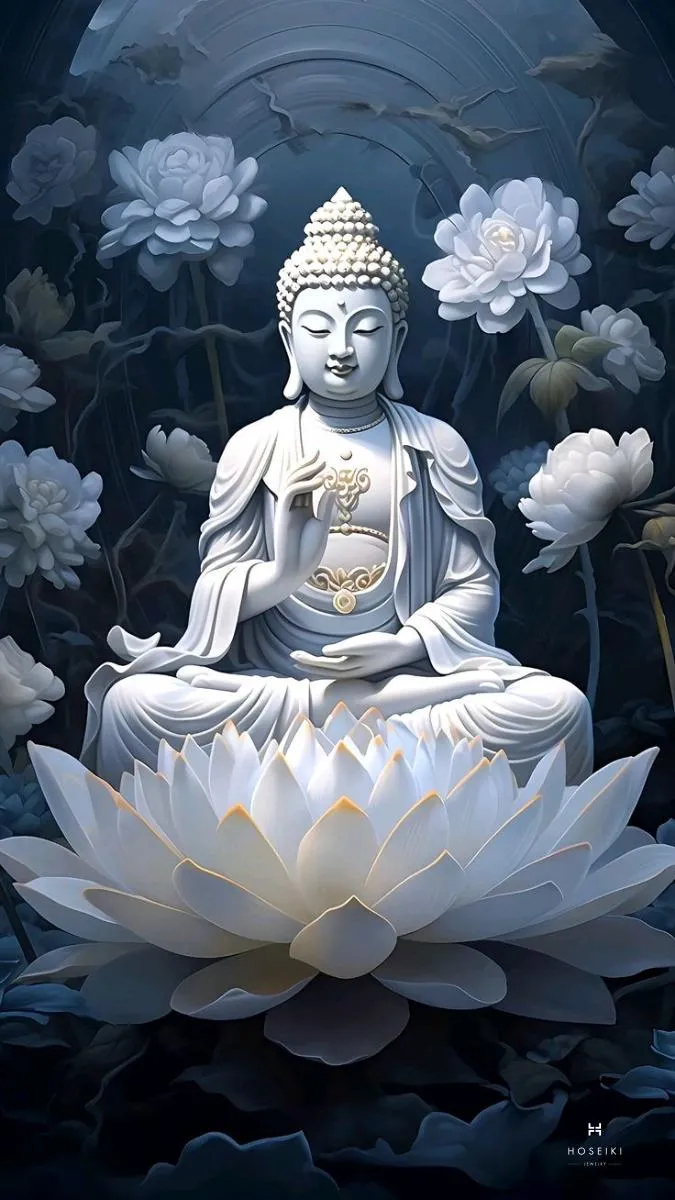 Ảnh Phật giúp tâm hồn bình yên trước mọi biến động của cuộc sống.