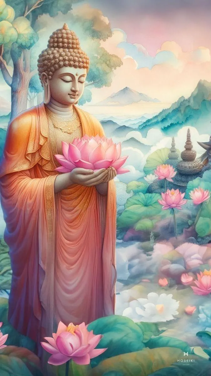 Bức hình Phật tích cực, mang đến nguồn năng lượng và động lực sống.