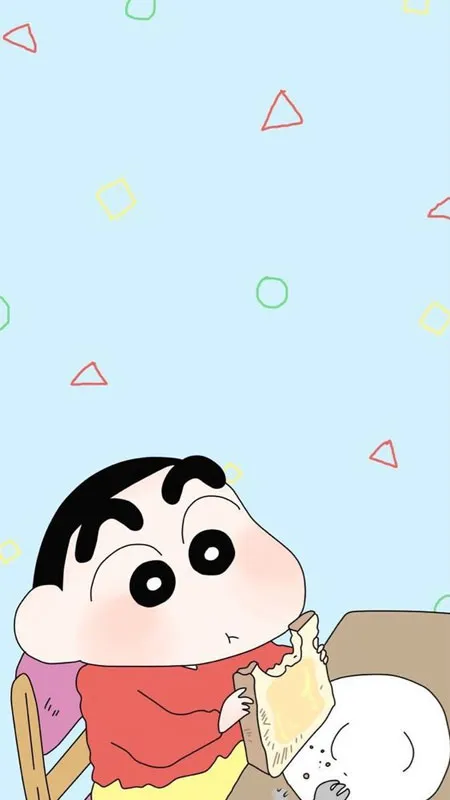 Shin Cậu Bé Bút Chì ăn pizza, hình nền pizza 100