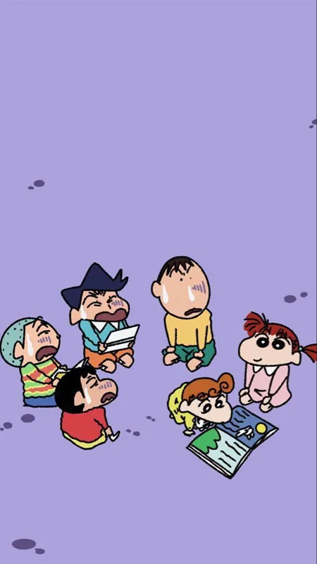 Shin Cậu Bé Bút Chì và nhóm bạn Himawari, Nene, Masao, Kazama, Bo, hình nền bạn bè 21