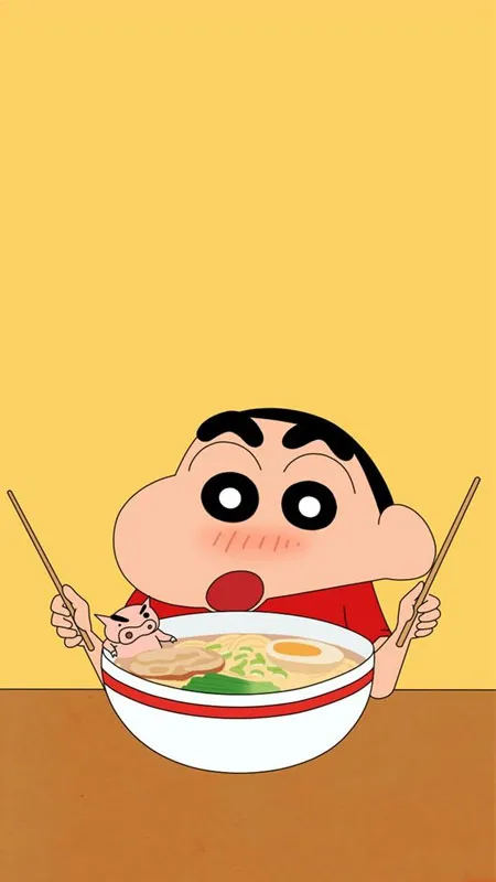 Shin Cậu Bé Bút Chì ăn cơm, hình nền bữa chính 91