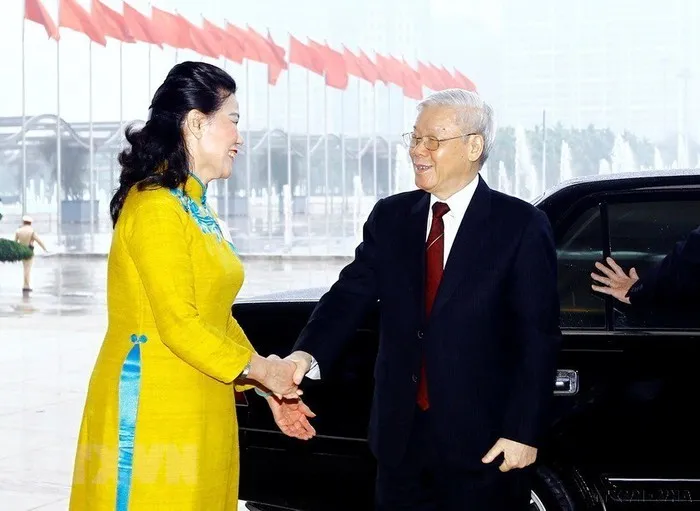 Tổng Bí thư Nguyễn Phú Trọng dự Đại hội Phụ nữ toàn quốc lần thứ XII (2017-2022) với chủ đề &quot;Đoàn kết-Đổi mới-Bình đẳng-Hội nhập&quot;