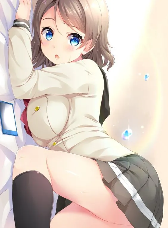 Hình ảnh một nhóm nhân vật anime tương tác, biểu cảm đa dạng