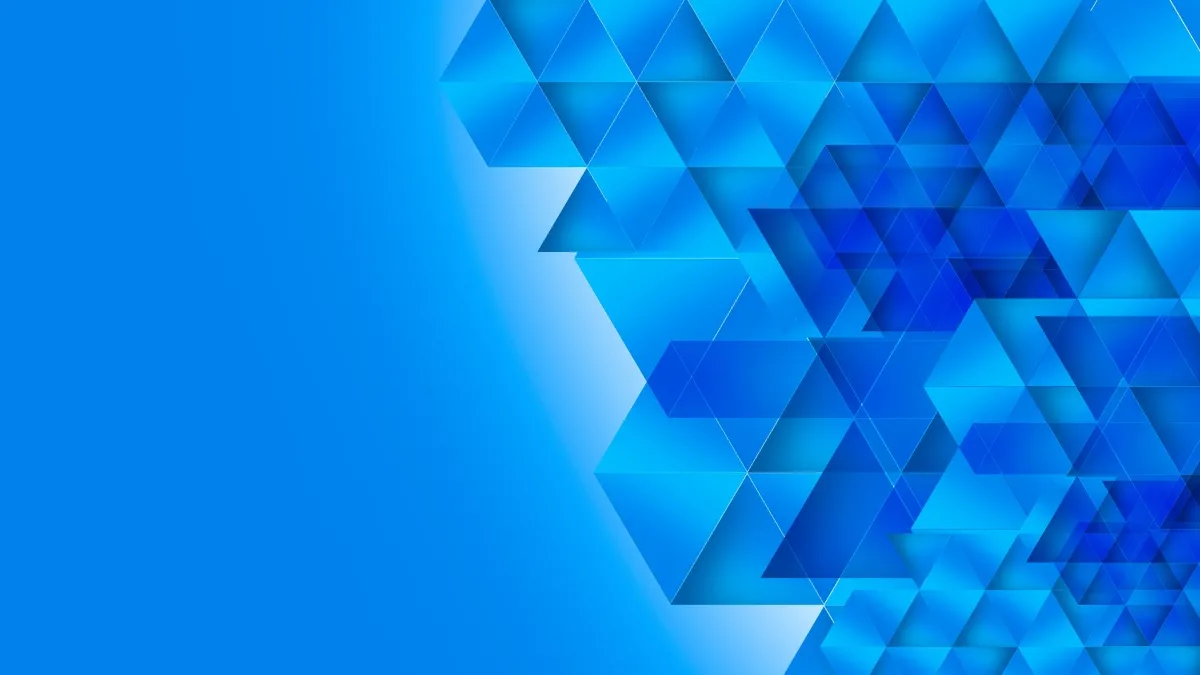 Background xanh dương với họa tiết hình học độc đáo, hiện đại