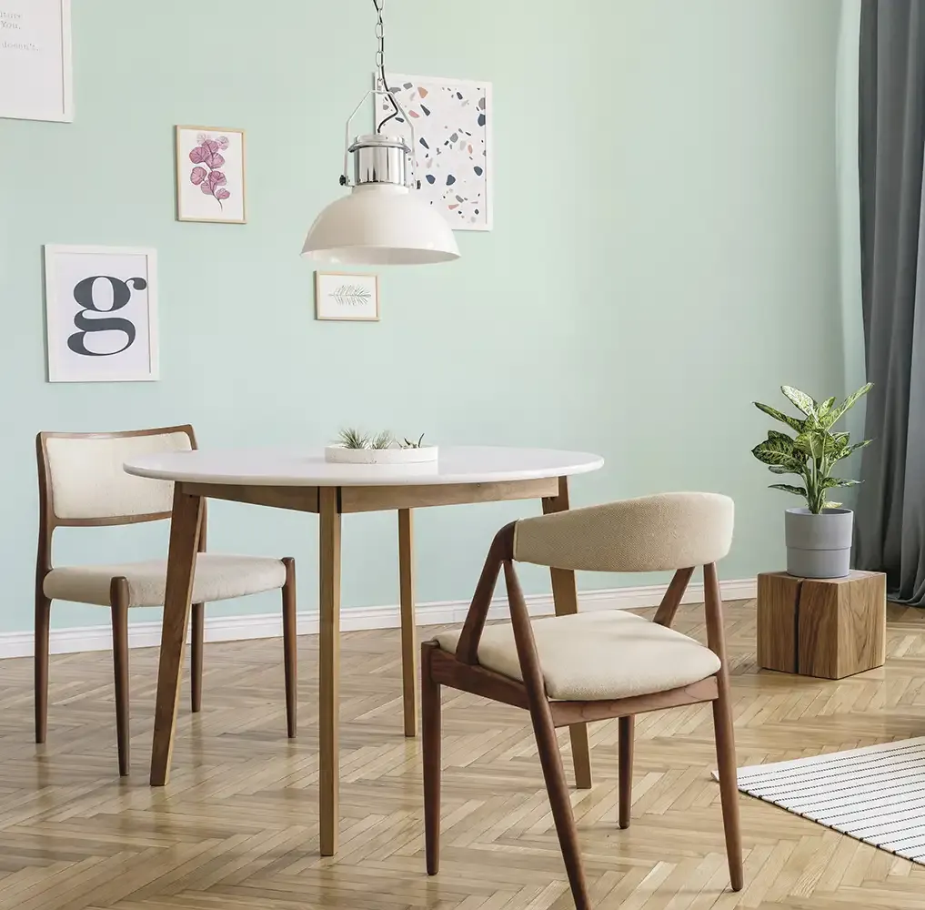 Giấy dán tường xanh lá