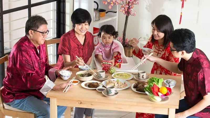 Gia đình Trung Quốc vui vẻ