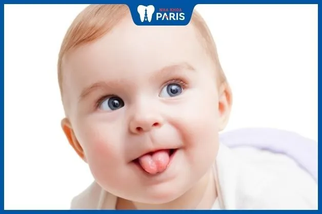Hinh ảnh lưỡi bình thường ở trẻ em - Lưỡi ở trẻ em rất linh hoạt