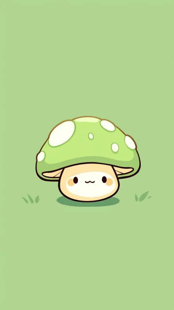 hình nền cute xanh lá cây