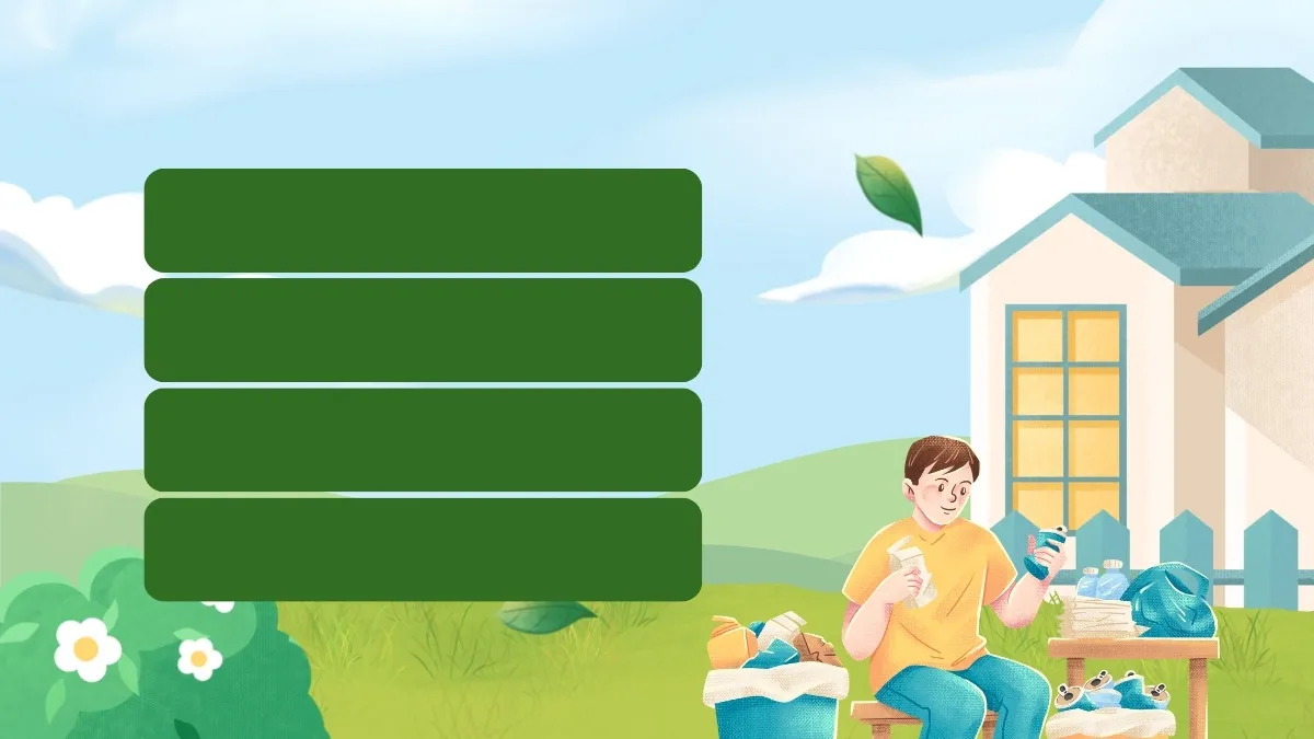 Hình nền slide thuyết trình về vẻ đẹp thiên nhiên với ánh nắng và cây xanh