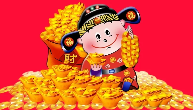 Hình nền Thần Tài 4K cho máy tính