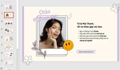 template giới thiệu bản thân với phần &quot;Tôi là ai&quot;