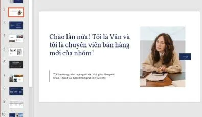 mẫu slide powerpoint giới thiệu bản thân thiết kế trừu tượng