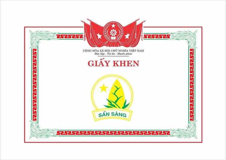 Máº«u giáº¥y khen Ä‘oÃ n Ä‘á»™i