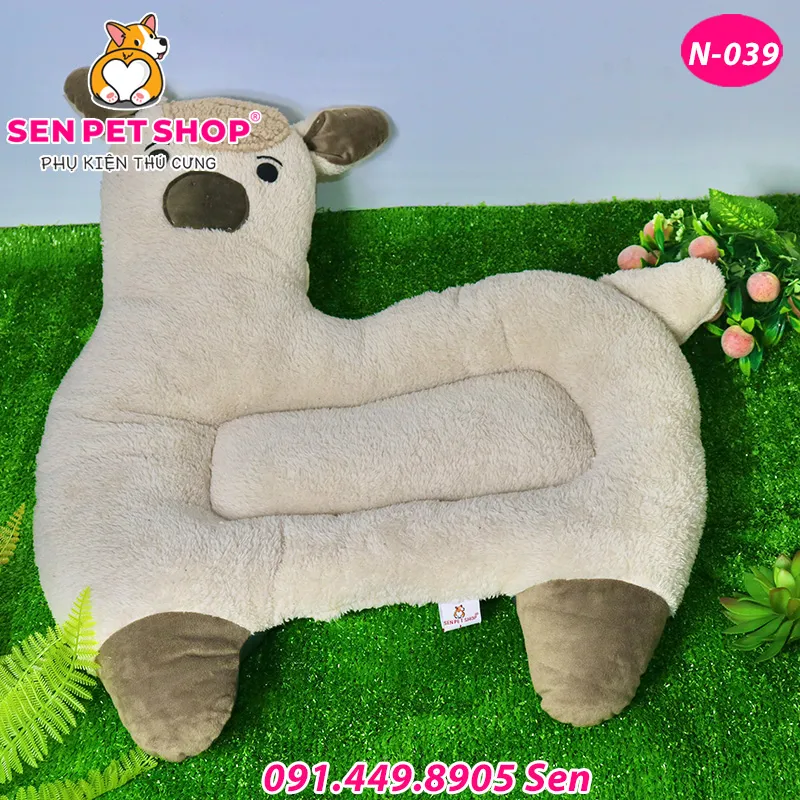 Một góc nhìn đáng yêu của nệm ngủ hình con cừu