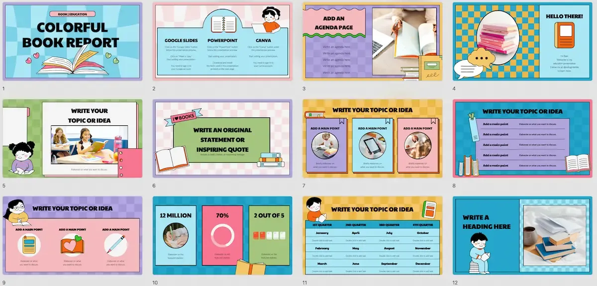 Mẫu PowerPoint mang phong cách sổ lưu niệm, có thể dùng để trình bày các kỷ niệm, dự án cá nhân hoặc tổng kết hoạt động nhóm.