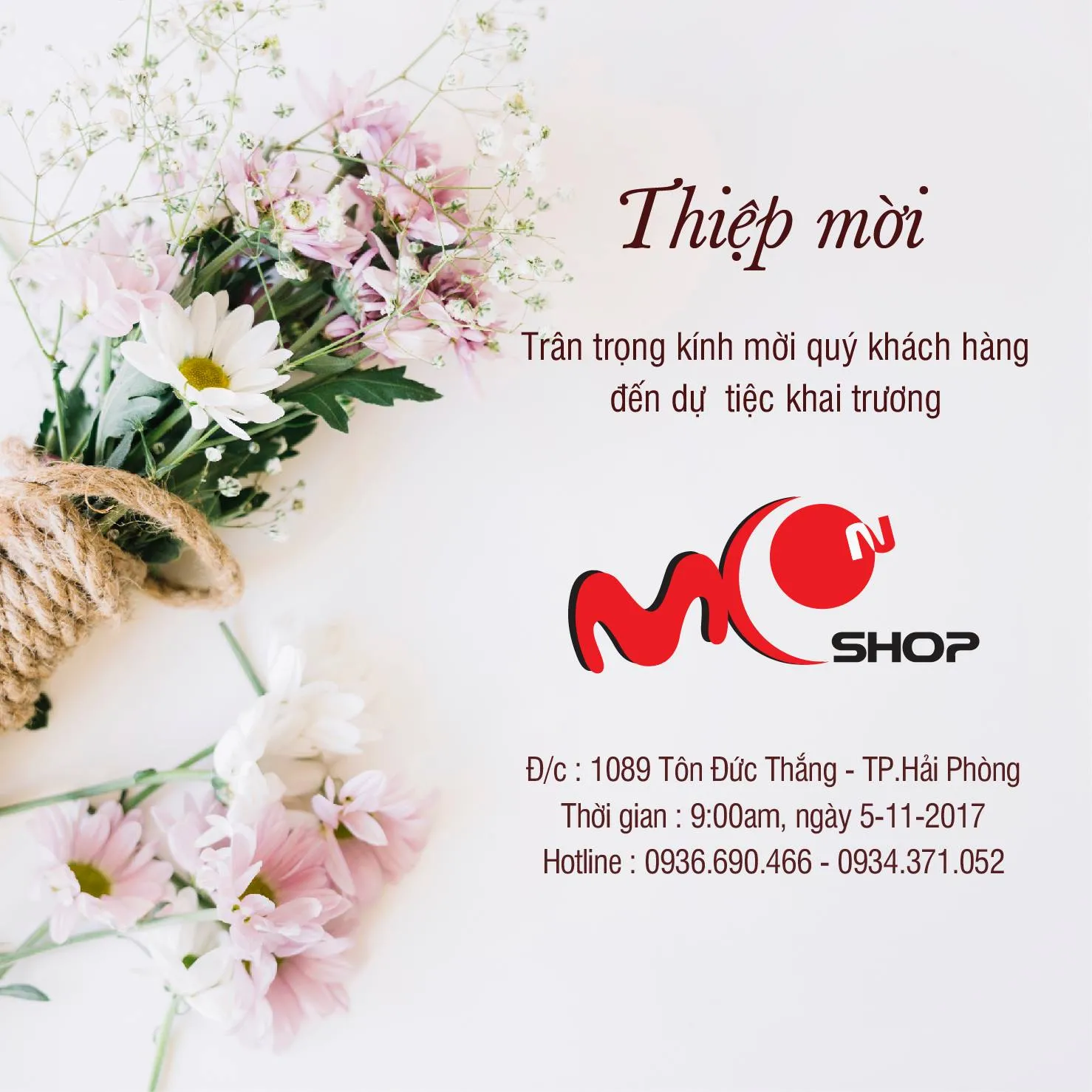 Thiết kế thiệp mời khai trương online cần ấn tượng