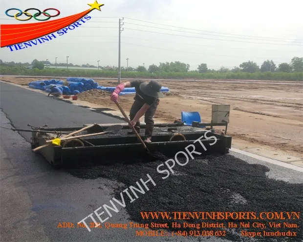 Vật liệu thi công bề mặt sân điền kinh SuKa SW 132