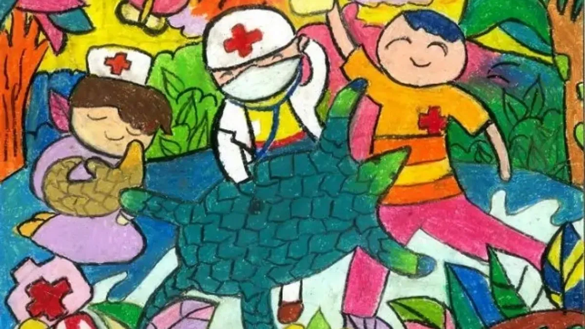 Tranh vẽ bảo vệ rừng là bảo vệ cuộc sống của động vật