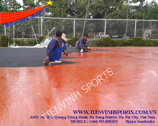 Quy trình xây dựng và thi công sân thể thao điền kinh