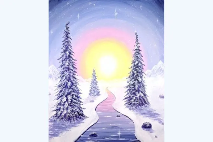 Hình ảnh cây thông Noel lung linh trong đêm Giáng sinh, mang đến không khí ấm áp.