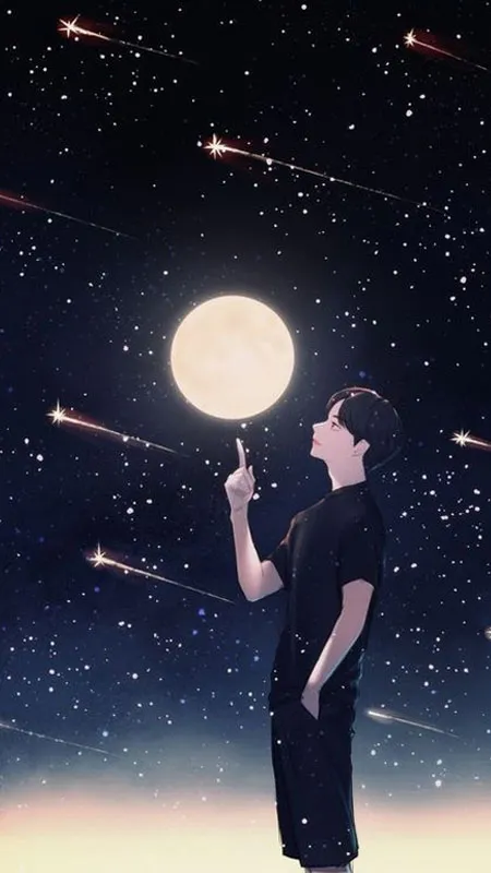 Ảnh anime nam buồn đứng cạnh cửa sổ, nỗi cô đơn bao trùm