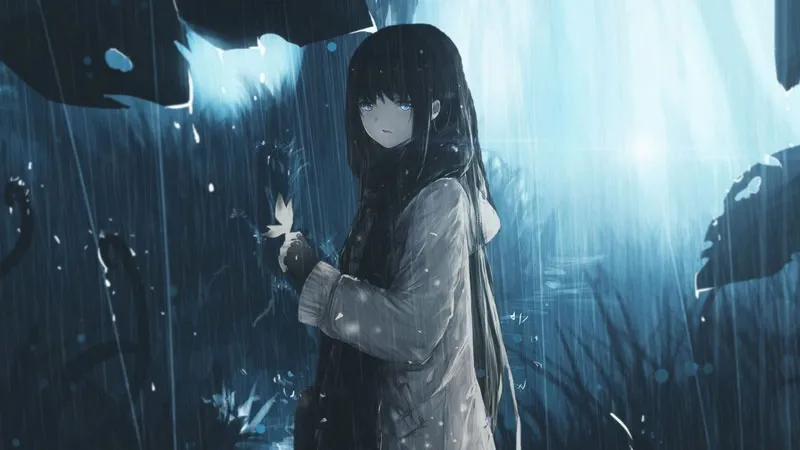 Ảnh anime nam buồn về tình yêu đơn phương