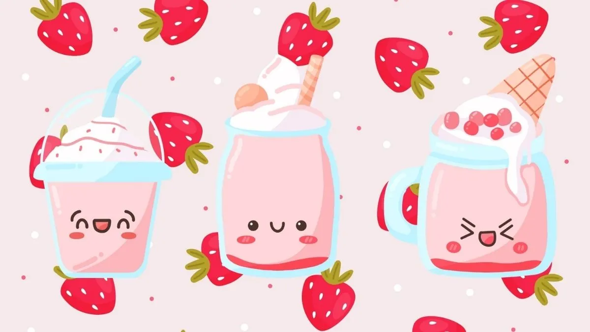 Ảnh bìa Facebook cute với hình ảnh dâu tây