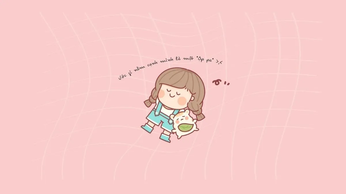 Ảnh bìa Facebook cute với hình minh họa đơn giản