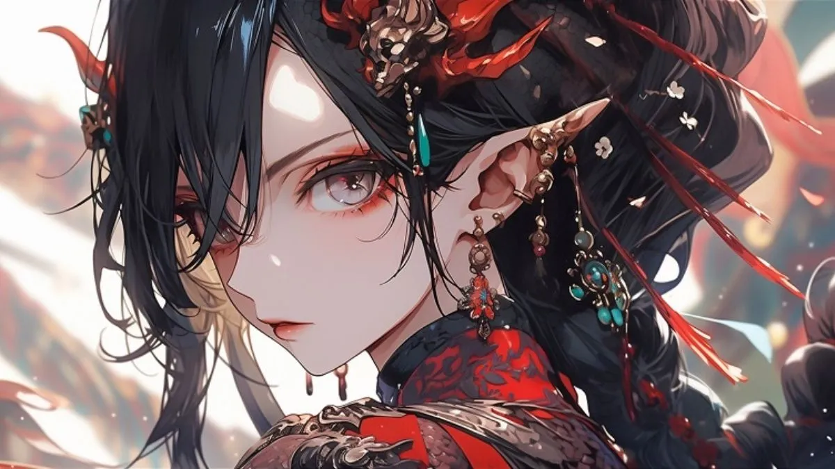 Ảnh bìa Facebook anime với phong cách lạnh lùng
