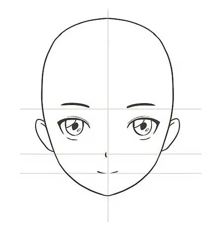 Ảnh anime dễ vẽ phác họa đầu nhân vật nữ