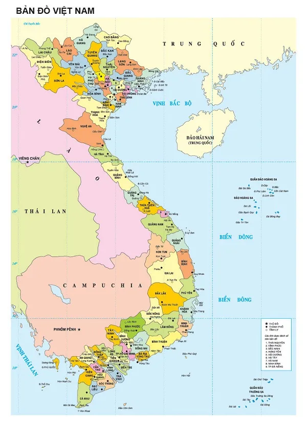 Bản đồ Việt Nam dạng vector và PNG cho thiết kế