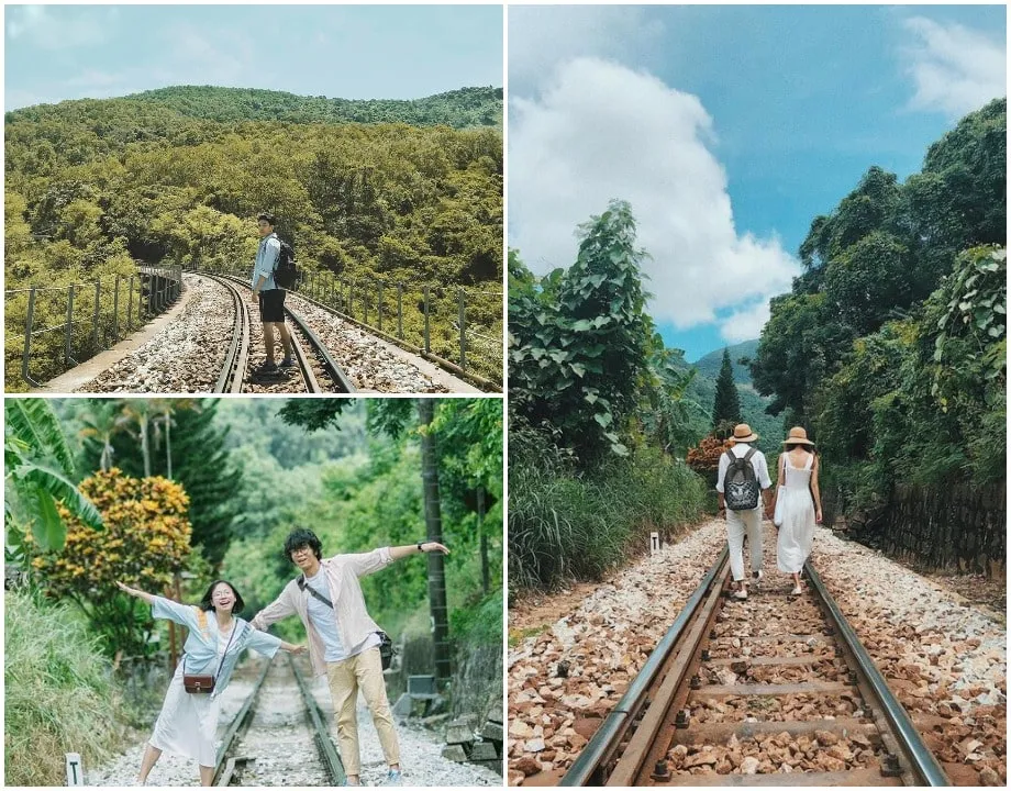 Khám phá đường tàu Ga Hải Vân Bắc, nơi có những hình ảnh tàu hỏa đẹp hùng vĩ