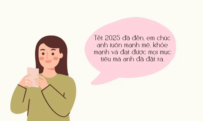Tin nhắn dài yêu thương chúc năm mới bạn trai