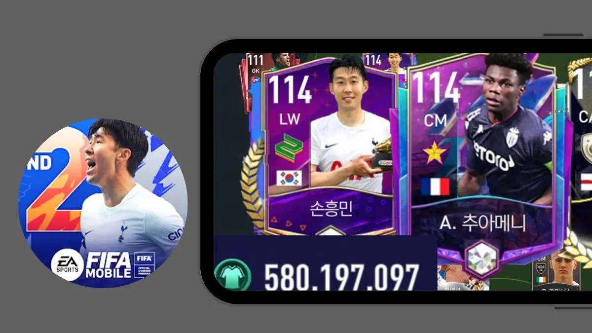 Hình ảnh giao diện nhận quà code tân thủ trong game FIFA Mobile Hàn Quốc