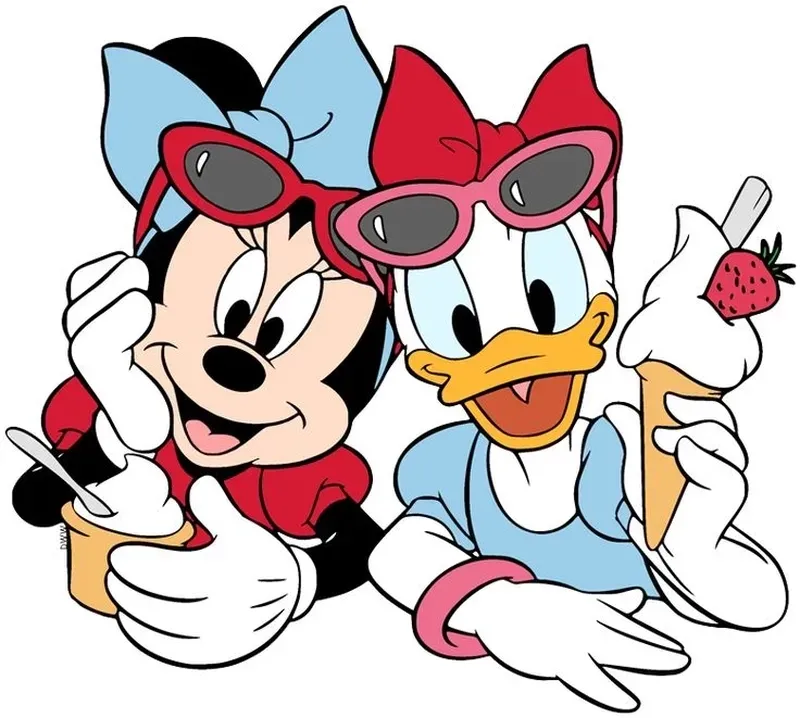 Vịt Donald với biểu cảm giận dỗi