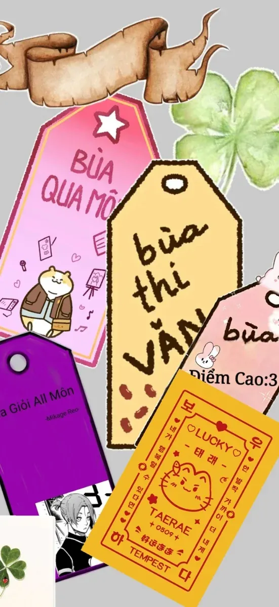 Hình bùa may mắn học tập, thi cử hài hước 7