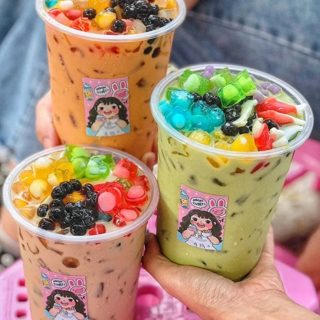 Trà sữa trân châu vị trái cây tươi mát