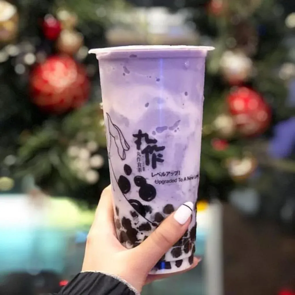 Ly trà sữa trân châu nhiều trân châu dai ngon