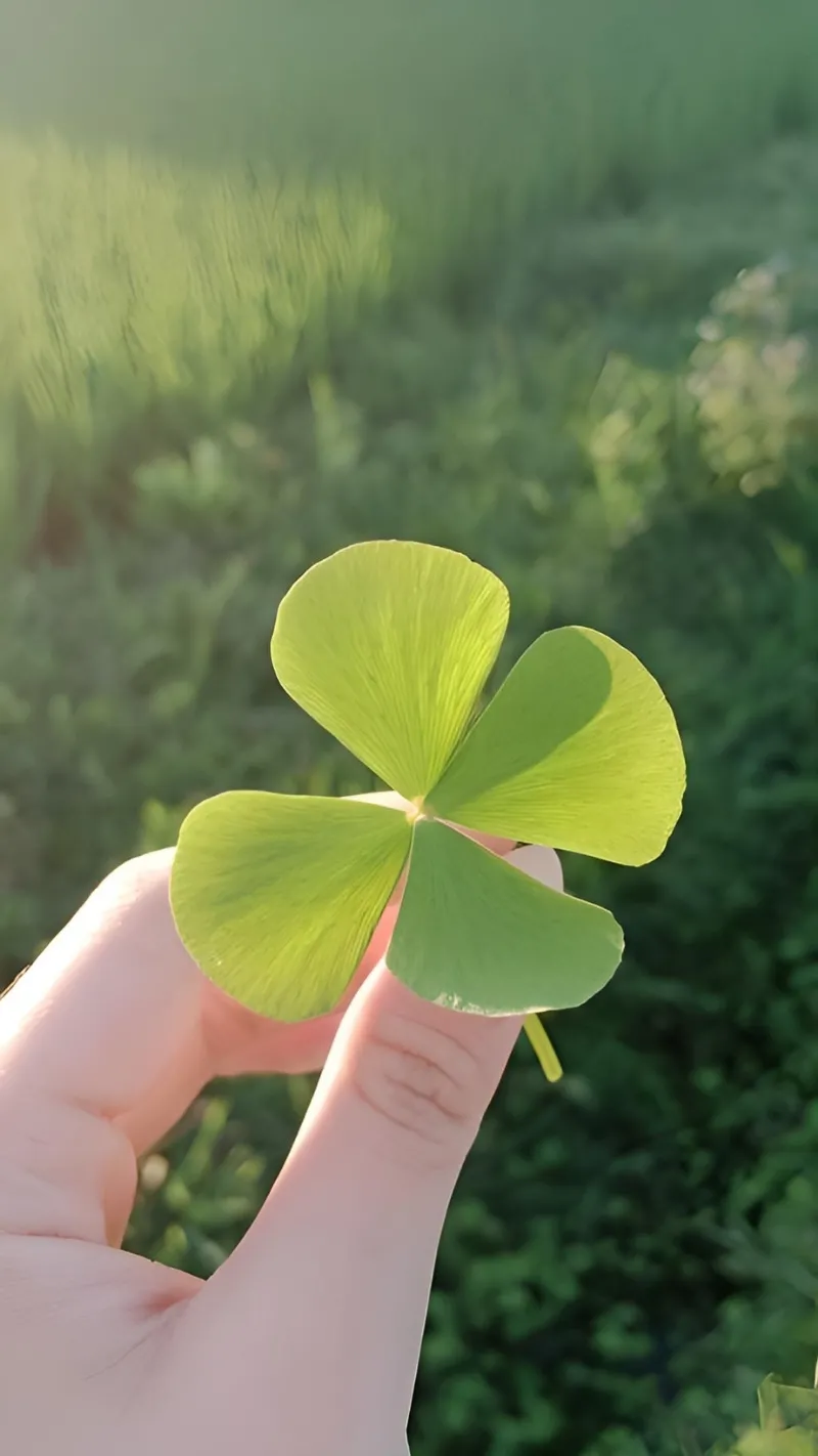 Cỏ 4 lá hình nền hoạt hình