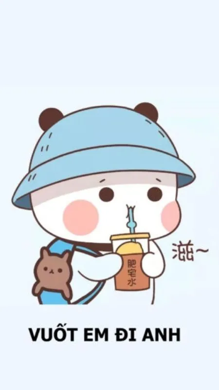 hình nền hoạt hình điện thoại vui nhộn, dễ thương