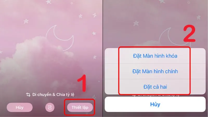 cách cài hình nền cho điện thoại iPhone bước 3