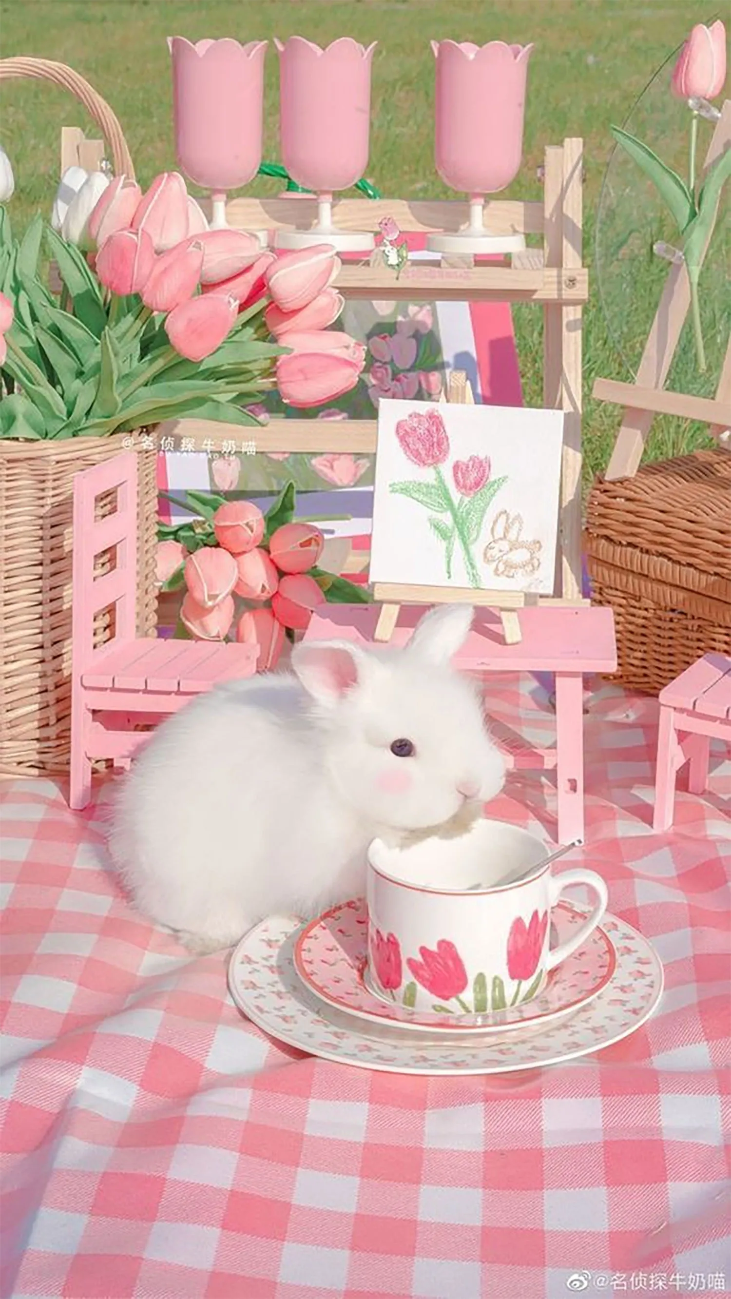 Hình nền bông hoa tulip vàng, biểu tượng niềm vui và tình yêu của mẹ
