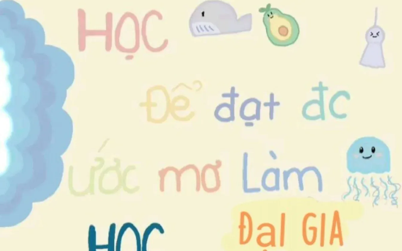 Hình nền may mắn trong học tập 9